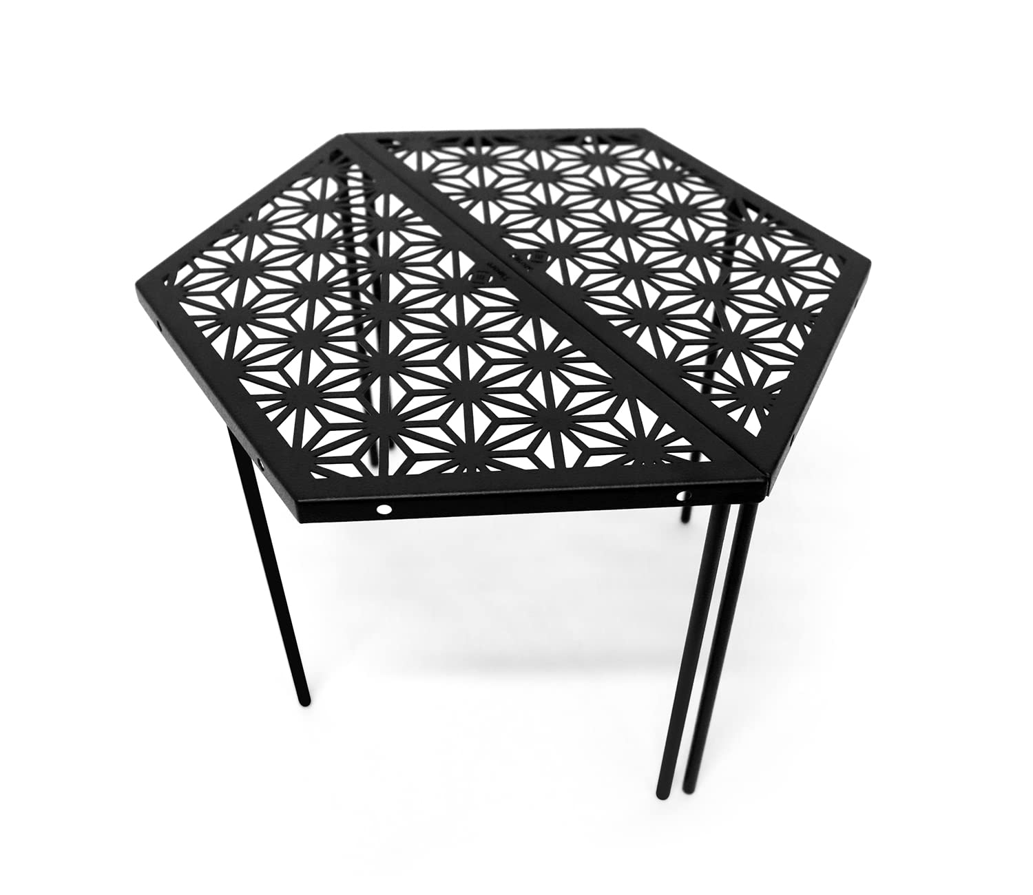 S'more Folding Picnic Table, Portable Camping Table with Carry Bag, Wood Outdoor Table for Picnic, Camping, Travel, Party, Beach, Garden, Patio, gailgating, BBQ,Easy to Assembly (M Size-90cm)