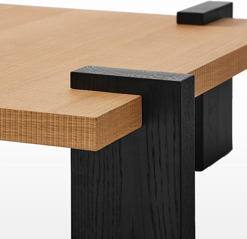 Japanese Tea Table Low Table Solid Wood Low Floor Table Modern Coffee Table for Living Room Dining Room Office Tatami Home Decoration,Natural-31.5" x 31.5" x 14.6"