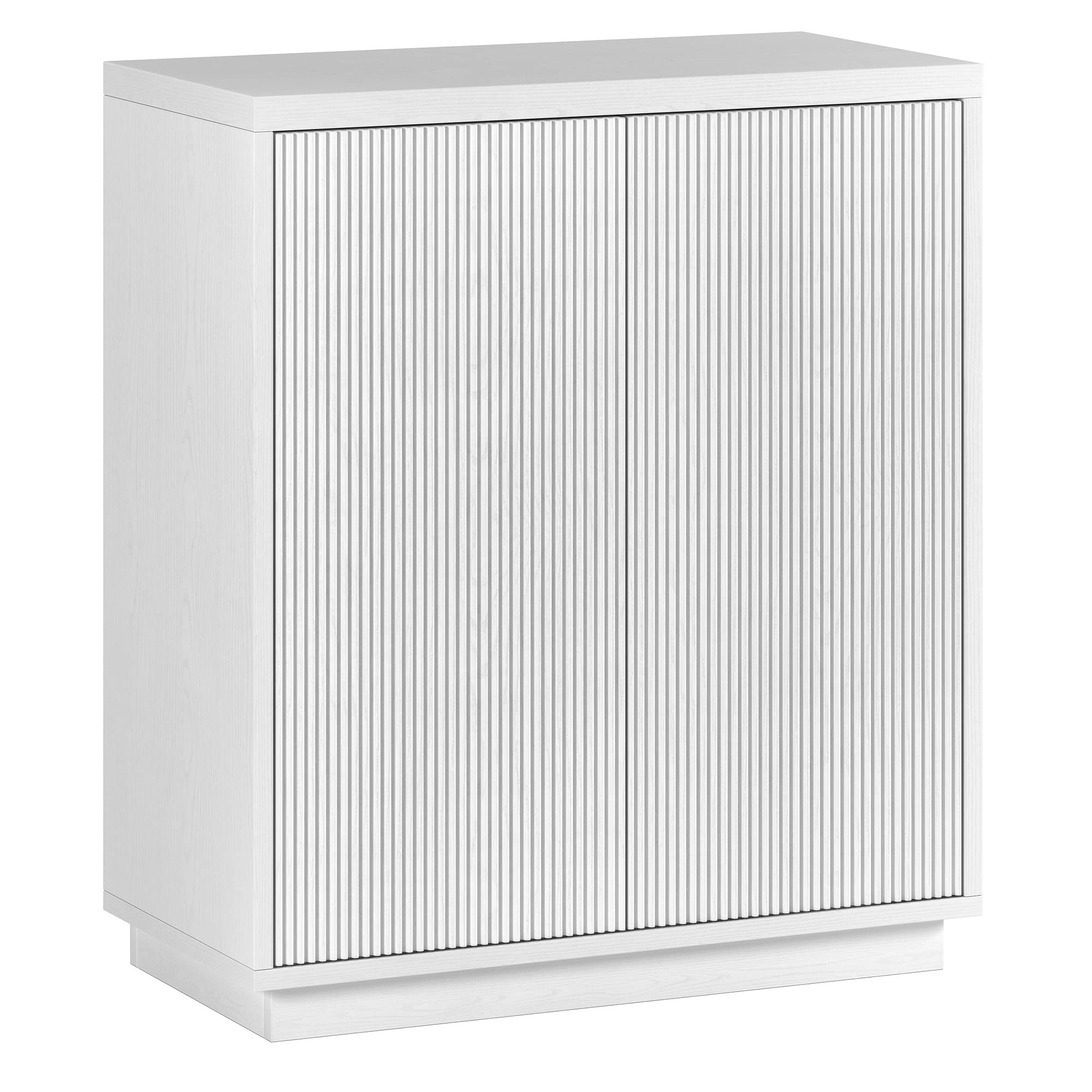Henn&Hart Alston Accent Cabinet, 28" Wide, Alder White