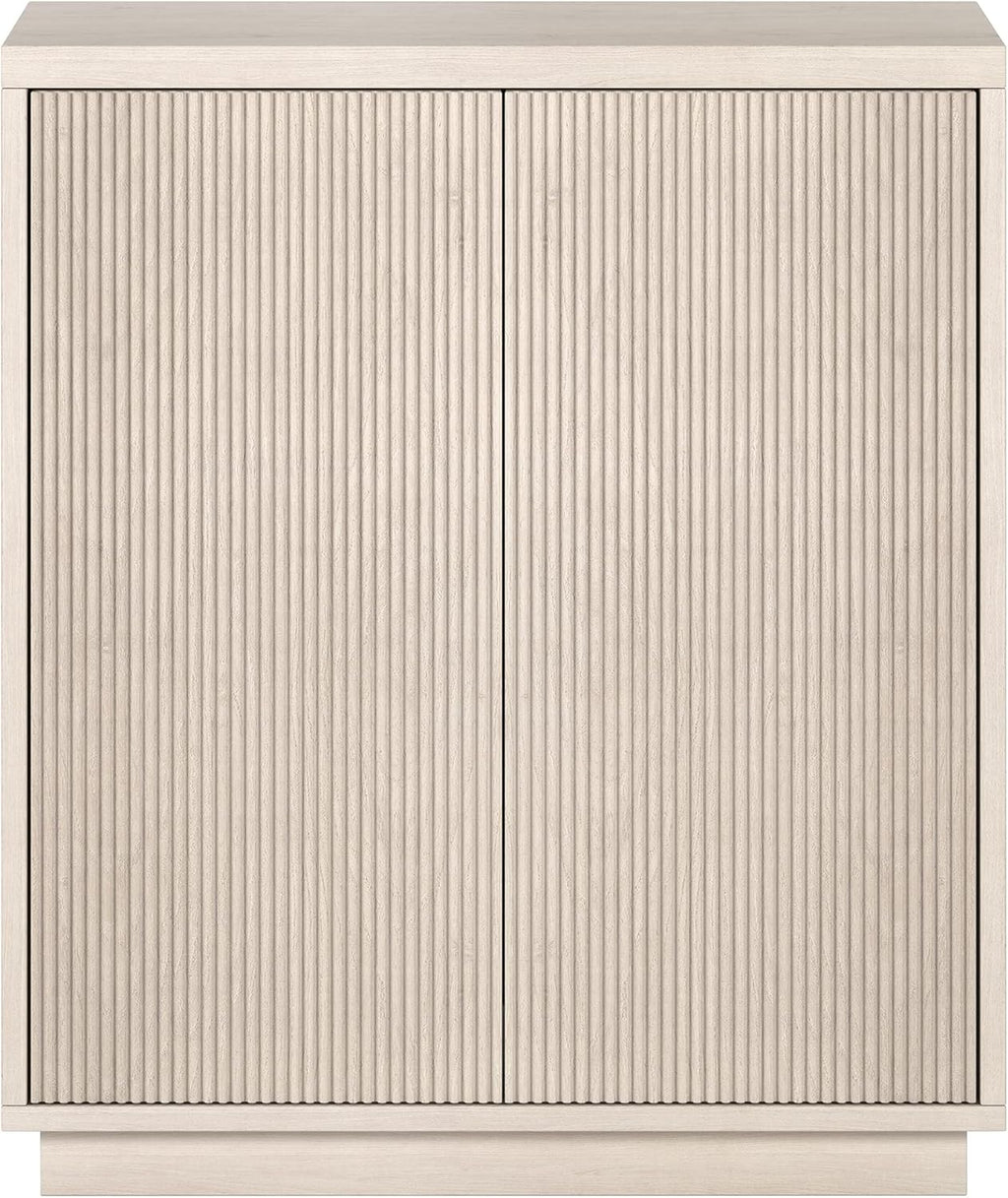 Henn&Hart Alston Accent Cabinet, 28" Wide, Alder White