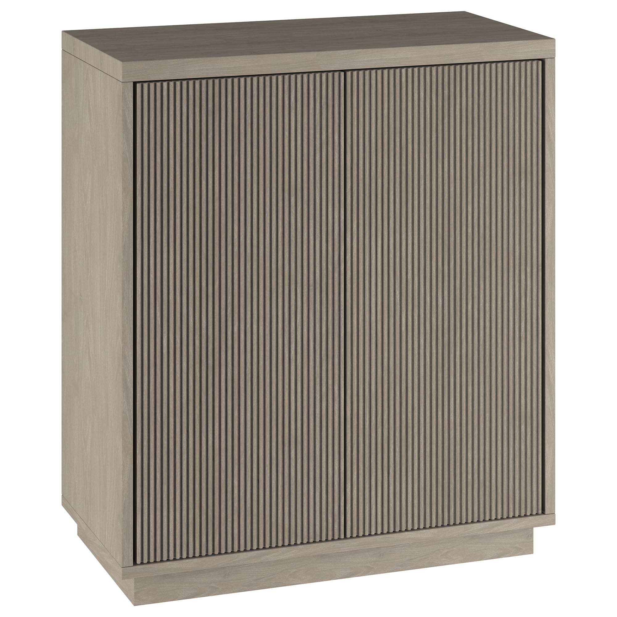 Henn&Hart Alston Accent Cabinet, 28" Wide, Alder White